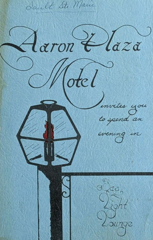 Aaron Plaza Motel (Blue Swan Inn) - Menu